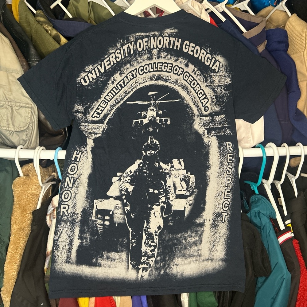 Vintage University of North Georgia Military School T-Shirt Small Rare - Picture 2 of 4